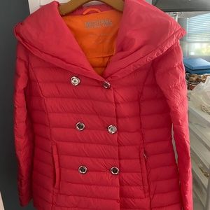 Michael Kors Barbie pink lightly quilted  down jacket